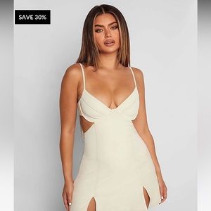 Cream Mini Dress